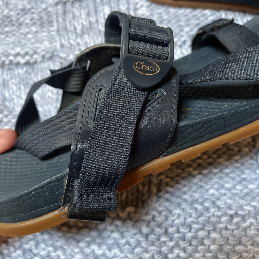 Chaco Lowdown Women's 7 Navy Blue Sandals Gum Soles Strappy Adjustable - Picture 4 of 9